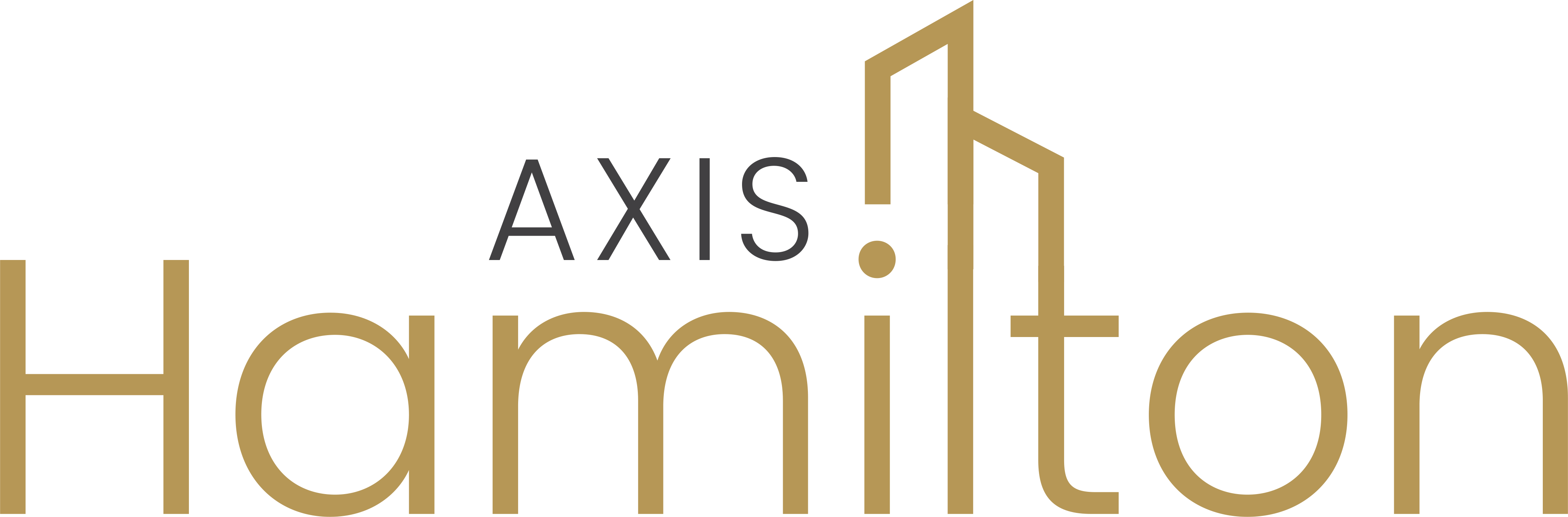 A black background with the words Axis: Hamilton in gold.